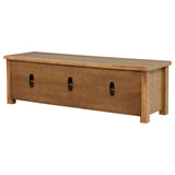 Beasley 2-Door 71-Inch Wood TV Stand Media Console Golden Oak