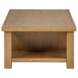 Beasley 3-Piece Wood Coffee Table Set Golden Oak