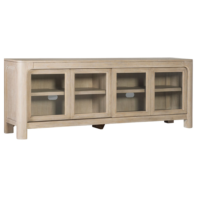 Tampa Furniture Outlet - Coaster - Solano 71-inch 2-door TV Stand Media Console Weathered Mango - 723483