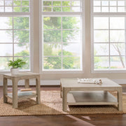 Tampa Furniture Outlet - Coaster - Solano 2-piece Square Coffee Table Set Weathered Mango - 723488-S2