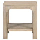 Solano 2-piece Square Coffee Table Set Weathered Mango