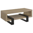 Tampa Furniture Outlet - Coaster - Dinard Engineered Wood Cocktail Coffee Table Latte - 723688