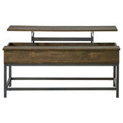 Tampa Furniture Outlet - Coaster - Byers Engineered Wood Lift Top Coffee Table Brown Oak - 723778