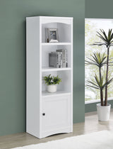 Laughlin 3-piece Entertainment Center TV Stand White - Tampa Furniture Outlet