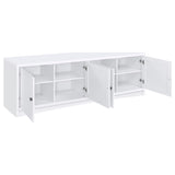 Laughlin 3-piece Entertainment Center TV Stand White - Tampa Furniture Outlet