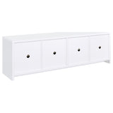Laughlin 3-piece Entertainment Center TV Stand White - Tampa Furniture Outlet