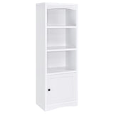 Laughlin 3-piece Entertainment Center TV Stand White - Tampa Furniture Outlet
