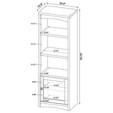 Laughlin 3-piece Entertainment Center TV Stand Dark Pine - Tampa Furniture Outlet