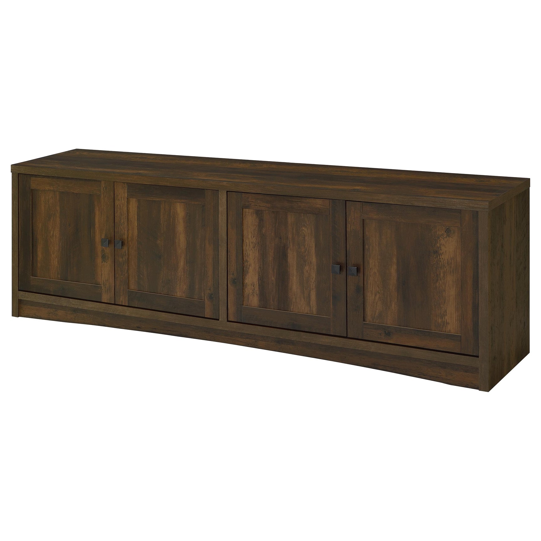 Laughlin 4-door Engineered Wood 78-inch TV Stand Dark Pine - Tampa Furniture Outlet