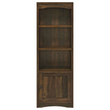 Laughlin 4-shelf Engineered Wood Media Tower Dark Pine - Tampa Furniture Outlet