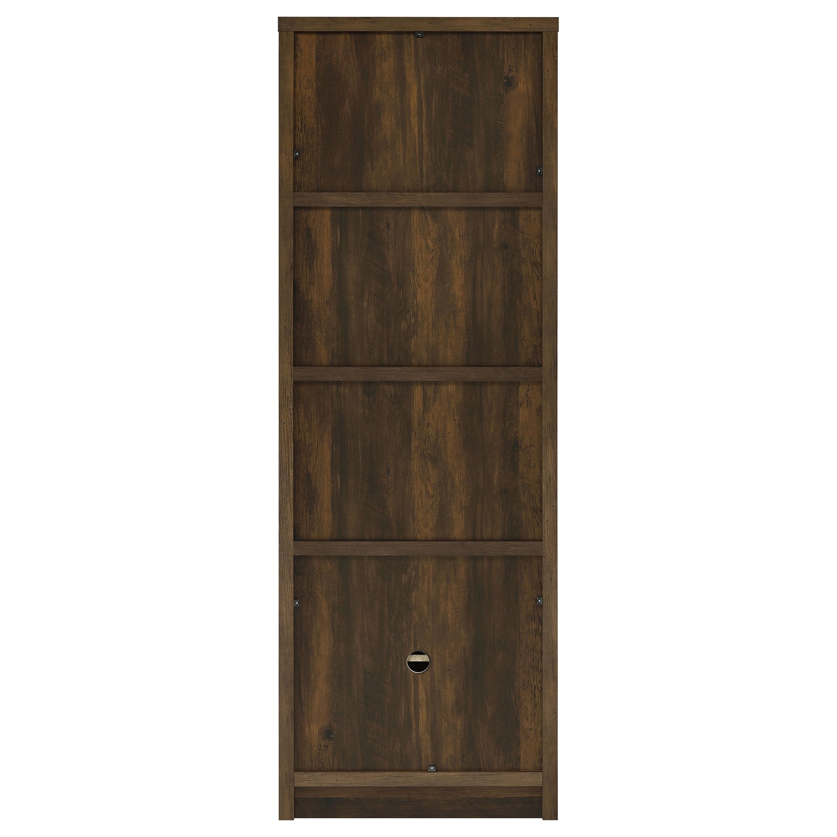 Laughlin 4-shelf Engineered Wood Media Tower Dark Pine - Tampa Furniture Outlet