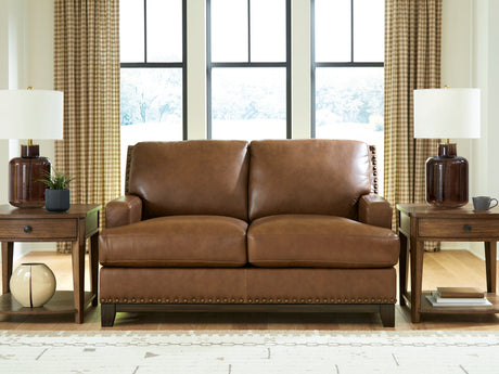 Tampa Furniture Outlet - Ashley Furniture - Saonara Living Room - Loveseat / Amber - PC7310935