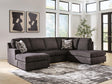 Tampa Furniture Outlet - Ashley Furniture - Lentiz Sectional - LAF 2-Piece Sectional with Chaise - PC73404S2