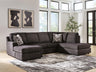 Tampa Furniture Outlet - Ashley Furniture - Lentiz Sectional - LAF 2-Piece Sectional with Chaise - PC73404S2