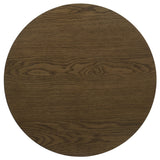 Kessler Round Sculptural Wood End Table Brown