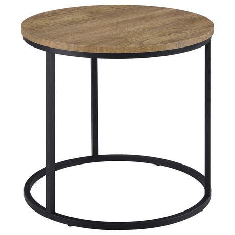 Tampa Furniture Outlet - Coaster - Lainey Round Occasional Side End Table Mango - 736037
