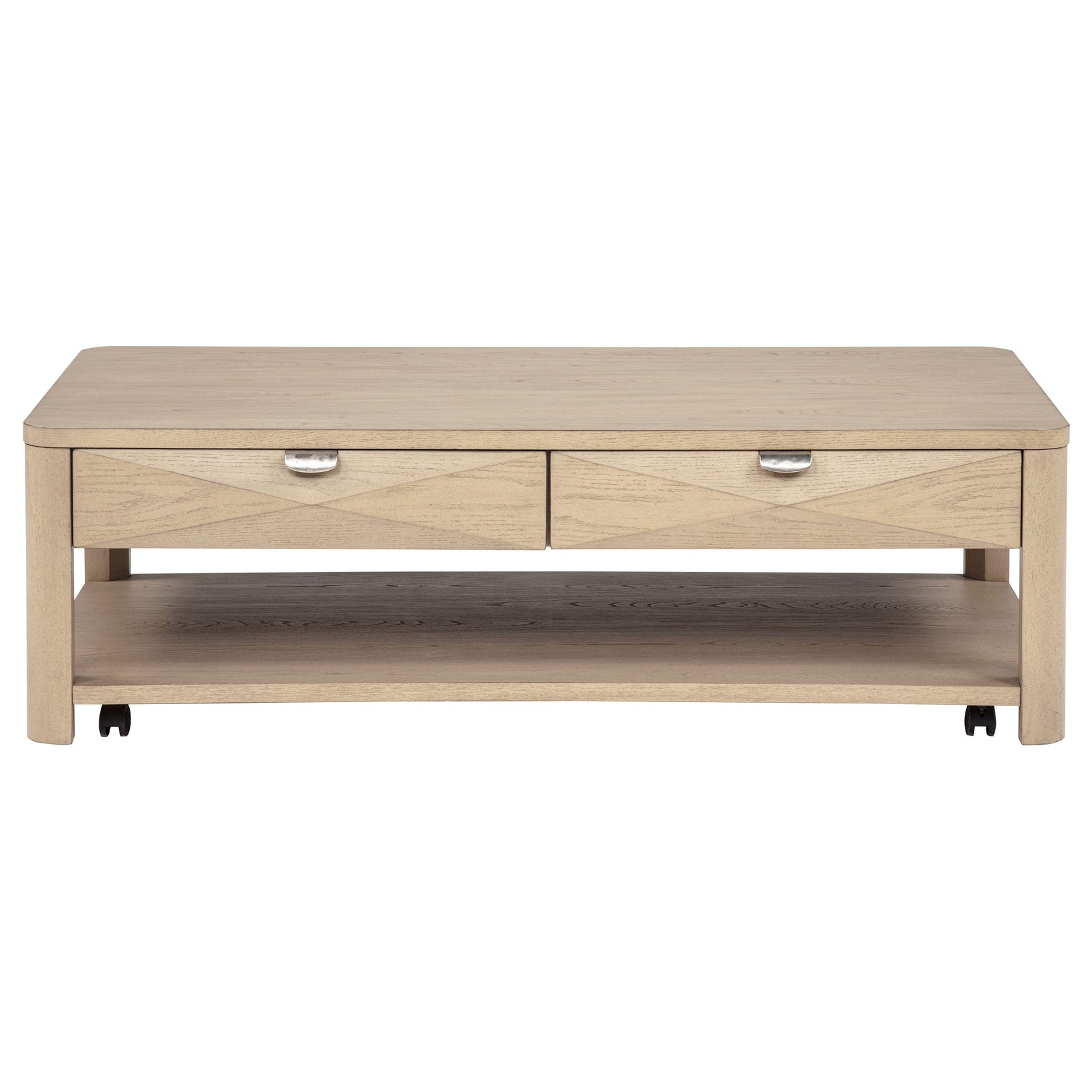 Marcelo 2-piece Coffee Table Set with Storage Light Elm