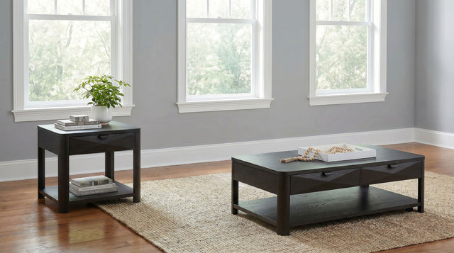 Tampa Furniture Outlet - Coaster - Marcelo 2-piece Coffee Table Set with Storage Coffee - 736068-S2