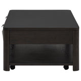 Marcelo Wood Coffee Table with 2 Drawers and Shelf Coffee