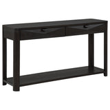 Tampa Furniture Outlet - Coaster - Marcelo Sofa Console Table with 2 Drawers and Shelf Coffee - 736069