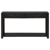 Marcelo Sofa Console Table with 2 Drawers and Shelf Coffee