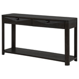 Marcelo Sofa Console Table with 2 Drawers and Shelf Coffee