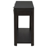 Marcelo Sofa Console Table with 2 Drawers and Shelf Coffee
