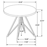 Hadi 2-piece Round SmartTop Coffee and End Table Set Cement - Tampa Furniture Outlet
