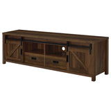 Madra 2-door Engineered Wood 79-inch TV Stand Dark Pine - Tampa Furniture Outlet