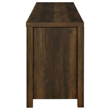 Madra 2-door Engineered Wood 79-inch TV Stand Dark Pine - Tampa Furniture Outlet