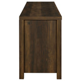 Madra 2-door Engineered Wood 79-inch TV Stand Dark Pine - Tampa Furniture Outlet