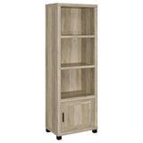 Sachin 3-piece 79-inch TV Entertainment Center Antique Pine - Tampa Furniture Outlet