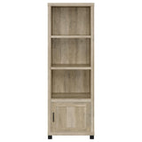 Sachin 3-piece 79-inch TV Entertainment Center Antique Pine - Tampa Furniture Outlet