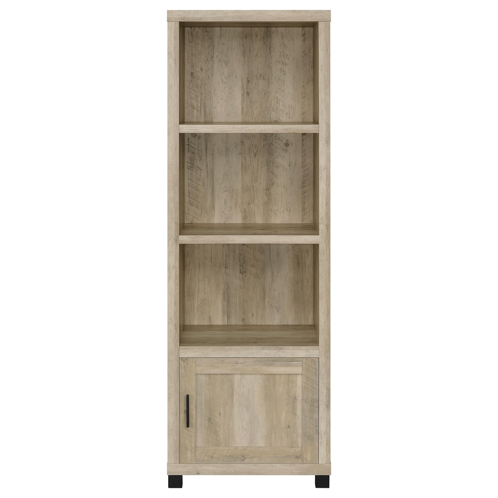 Sachin 3-piece 79-inch TV Entertainment Center Antique Pine - Tampa Furniture Outlet