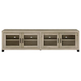 Sachin 3-piece 79-inch TV Entertainment Center Antique Pine - Tampa Furniture Outlet
