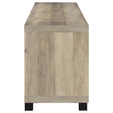Sachin 3-piece 79-inch TV Entertainment Center Antique Pine - Tampa Furniture Outlet