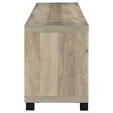 Sachin 4-door Engineered Wood 79-inch TV Stand Distressed Pine - Tampa Furniture Outlet
