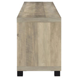 Sachin 4-door Engineered Wood 79-inch TV Stand Distressed Pine - Tampa Furniture Outlet