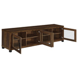Sachin 3-piece 79-inch TV Entertainment Center Dark Pine - Tampa Furniture Outlet