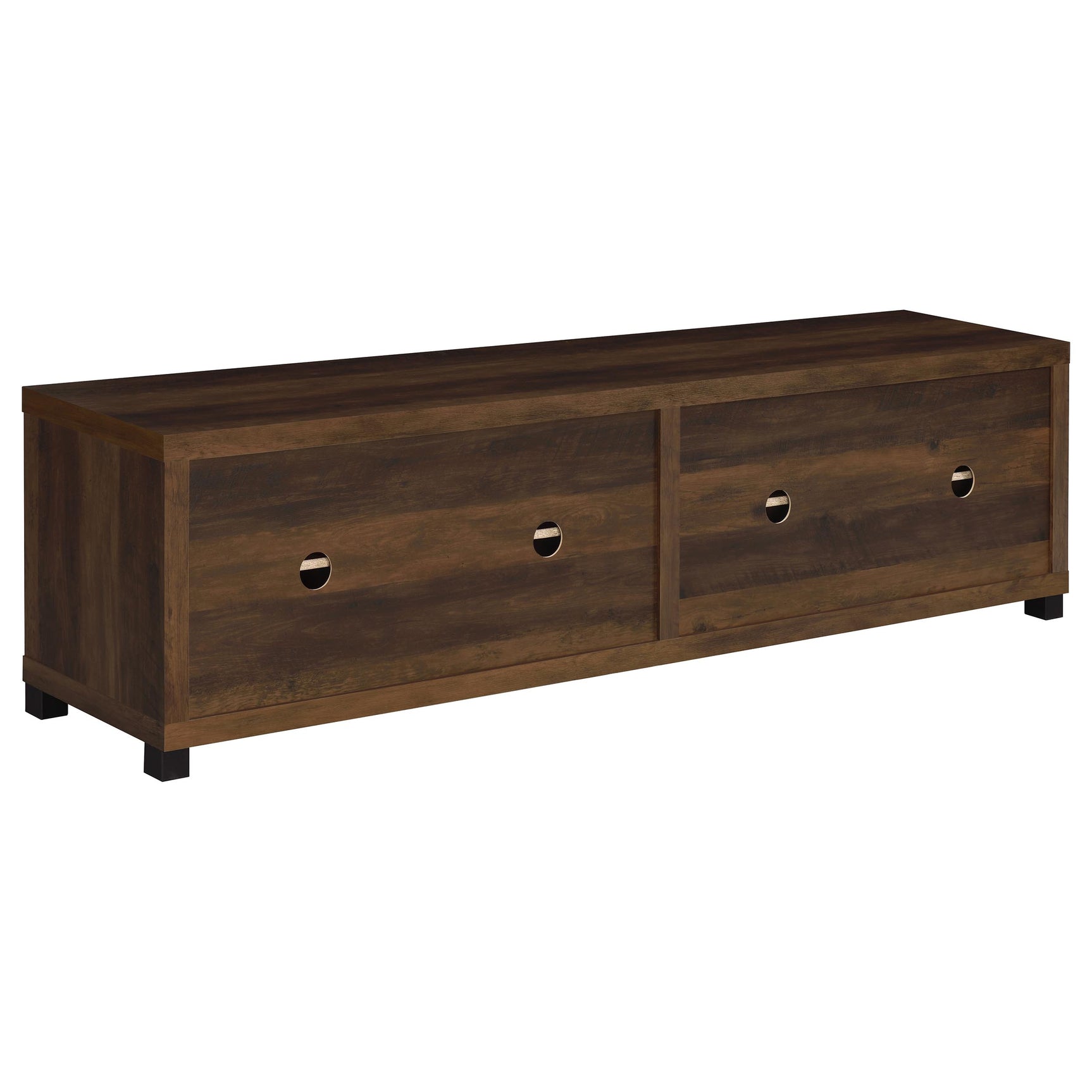 Sachin 3-piece 79-inch TV Entertainment Center Dark Pine - Tampa Furniture Outlet