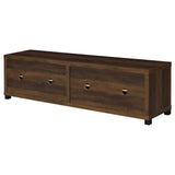Sachin 4-door Engineered Wood 79-inch TV Stand Dark Pine - Tampa Furniture Outlet