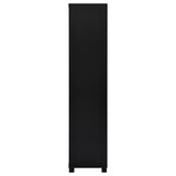 Jupiter 3-piece Entertainment Center 79-inch TV Stand Black - Tampa Furniture Outlet