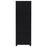 Jupiter 3-piece Entertainment Center 79-inch TV Stand Black - Tampa Furniture Outlet