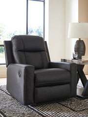 Tampa Furniture Outlet - Ashley Furniture - Mackmenville Living Room - Zero Wall Recliner / Carbon - 7471329
