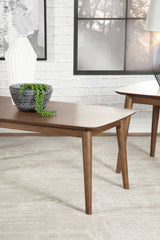 Radley 3-piece Rectangular Coffee Table Set Natural Walnut - Tampa Furniture Outlet