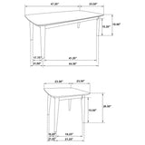 Radley 3-piece Rectangular Coffee Table Set Natural Walnut - Tampa Furniture Outlet