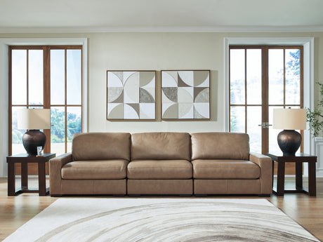Tampa Furniture Outlet - Ashley Furniture - Veronella Sectional - RAF 3-Piece Sectional Sofa / Sahara - 76106S2