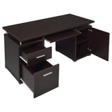 Tracy 55-inch 2-drawer Office Computer Desk Cappuccino - Tampa Furniture Outlet