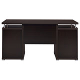 Tracy 55-inch 2-drawer Office Computer Desk Cappuccino - Tampa Furniture Outlet