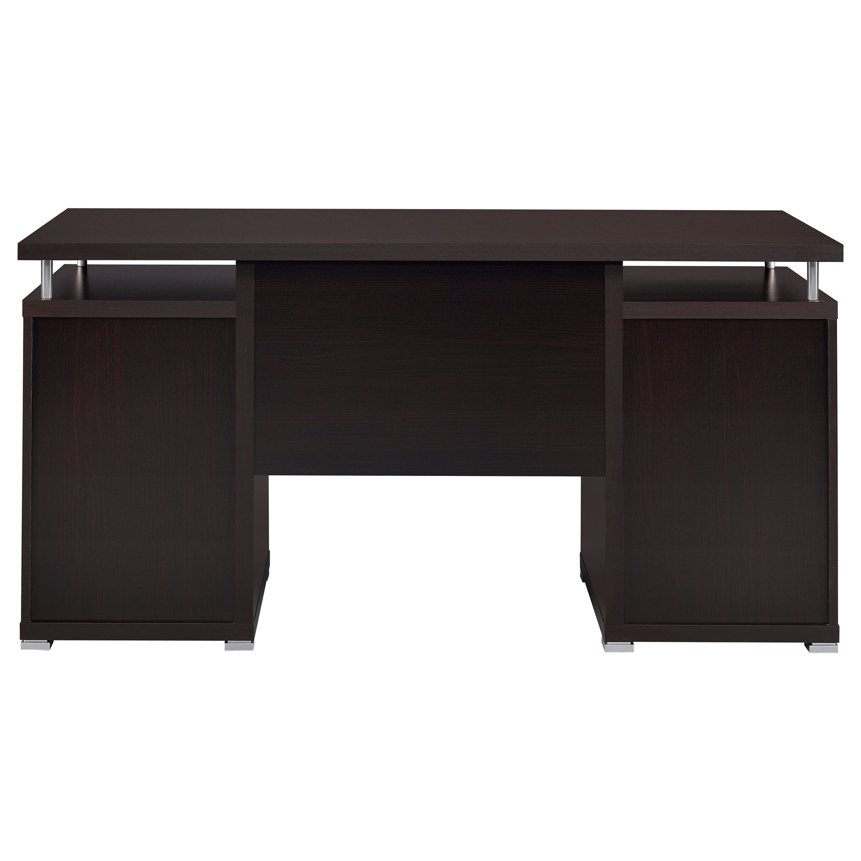 Tracy 55-inch 2-drawer Office Computer Desk Cappuccino - Tampa Furniture Outlet